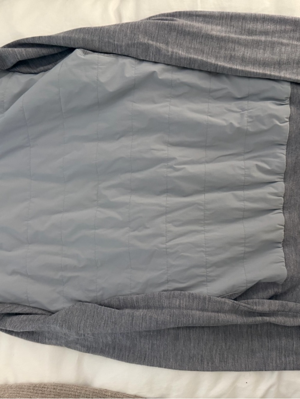 Peter Millar Light Gray Lightweight Shirt Jacket - Picture 3 of 5